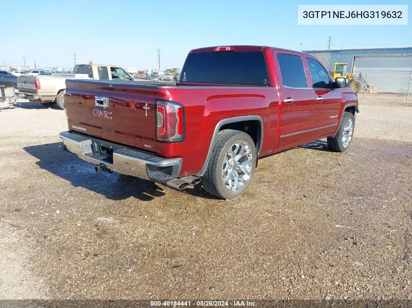 2017 GMC Sierra 1500 Slt VIN: 3GTP1NEJ6HG319632 Lot: 40184441