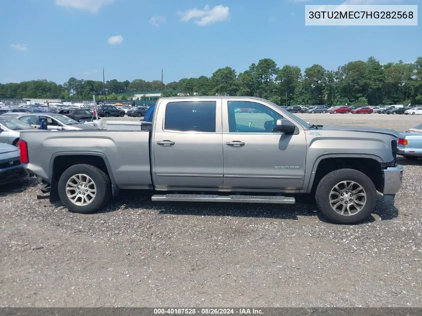 2017 GMC Sierra 1500 Sle VIN: 3GTU2MEC7HG282568 Lot: 40187528