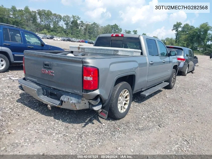 2017 GMC Sierra 1500 Sle VIN: 3GTU2MEC7HG282568 Lot: 40187528