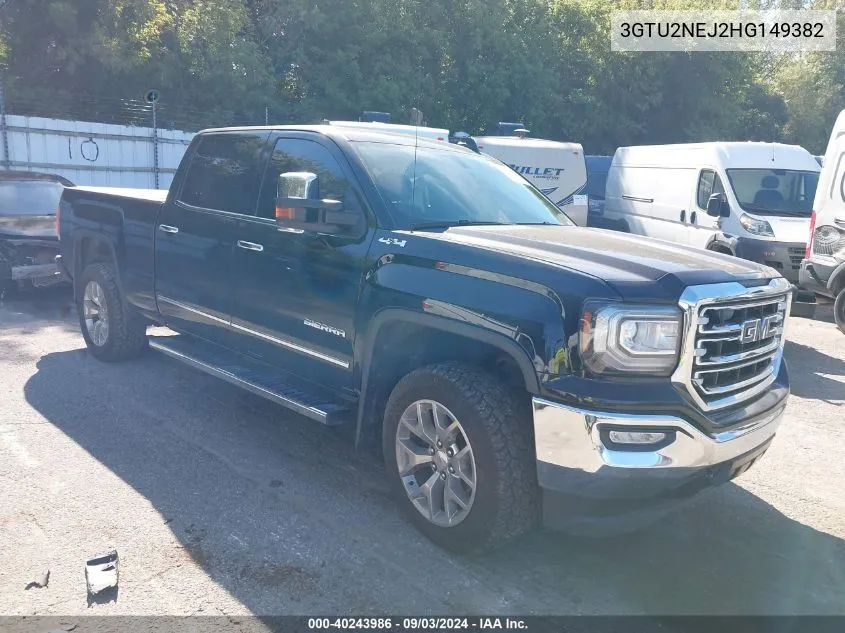 3GTU2NEJ2HG149382 2017 GMC Sierra 1500 Slt