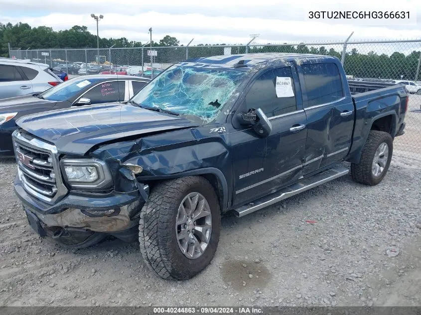 3GTU2NEC6HG366631 2017 GMC Sierra 1500 Slt