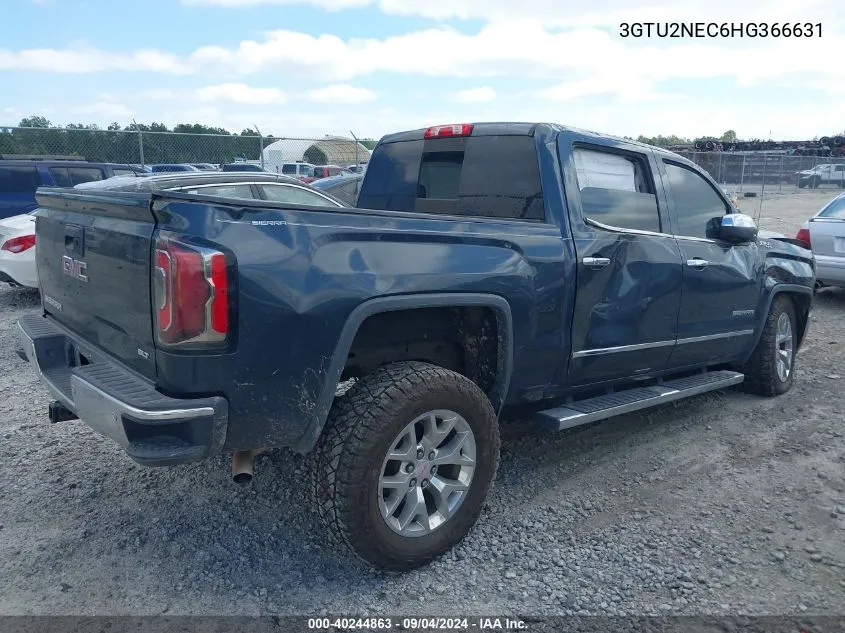 3GTU2NEC6HG366631 2017 GMC Sierra 1500 Slt