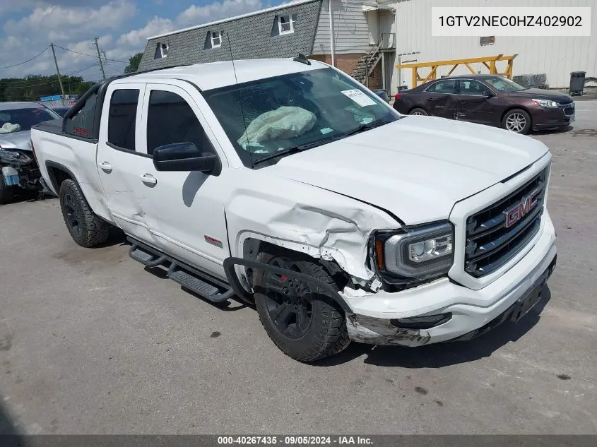 2017 GMC Sierra 1500 K1500 Slt VIN: 1GTV2NEC0HZ402902 Lot: 40267435