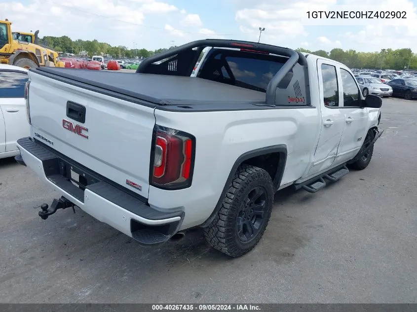 2017 GMC Sierra 1500 K1500 Slt VIN: 1GTV2NEC0HZ402902 Lot: 40267435