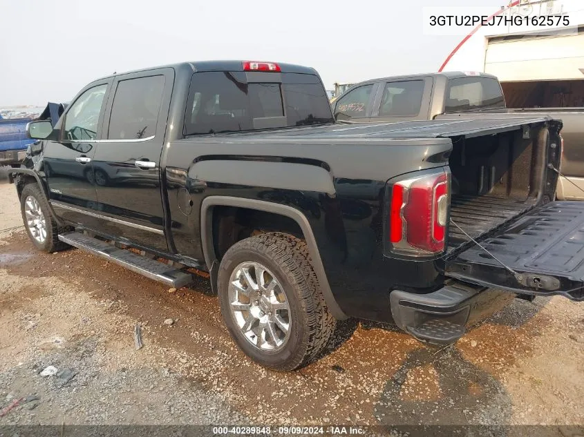 2017 GMC Sierra 1500 Denali VIN: 3GTU2PEJ7HG162575 Lot: 40289848