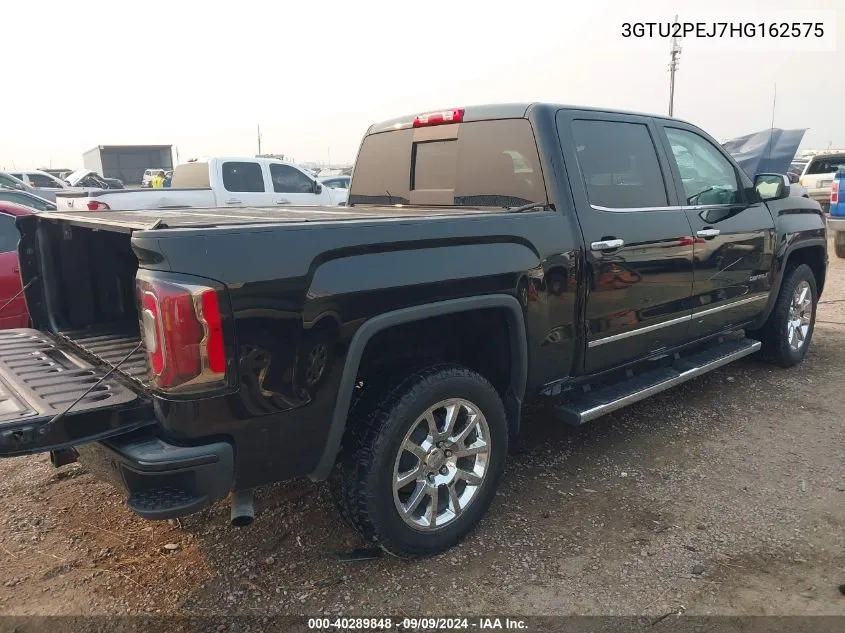 2017 GMC Sierra 1500 Denali VIN: 3GTU2PEJ7HG162575 Lot: 40289848