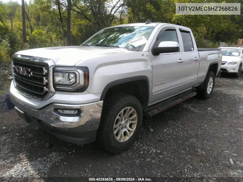 2017 GMC Sierra 1500 Sle VIN: 1GTV2MEC5HZ266826 Lot: 40293635