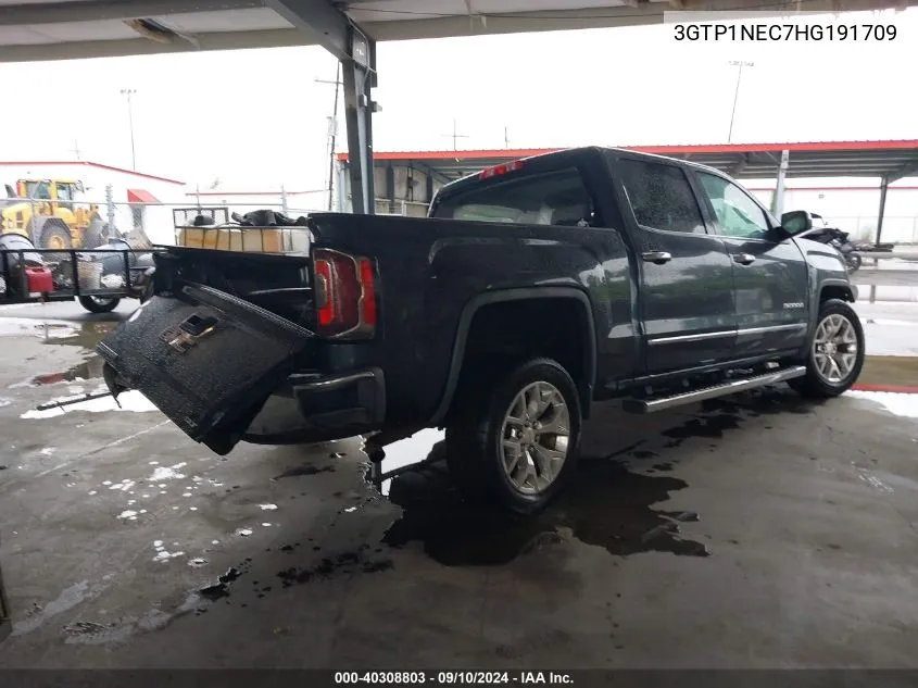 2017 GMC Sierra C1500 Slt VIN: 3GTP1NEC7HG191709 Lot: 40308803