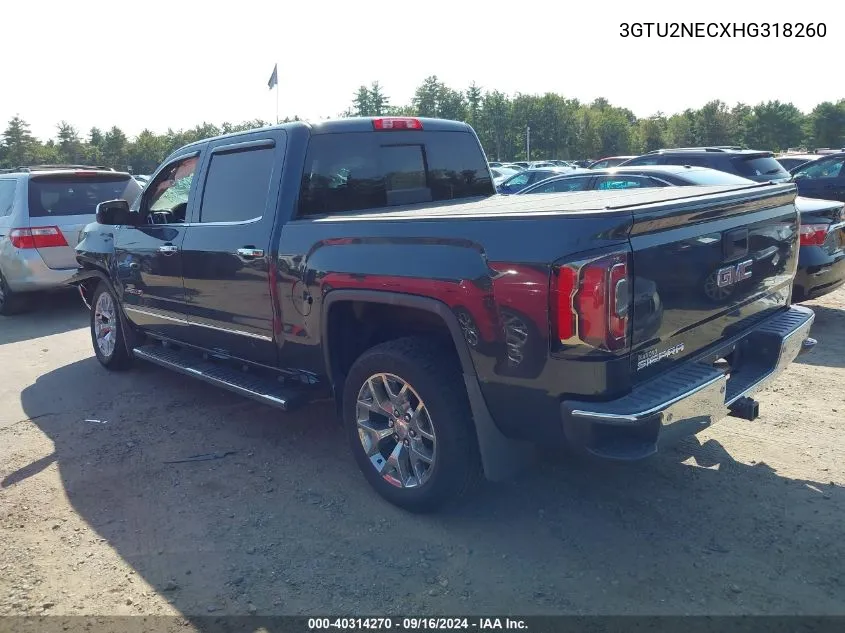 3GTU2NECXHG318260 2017 GMC Sierra 1500 Slt