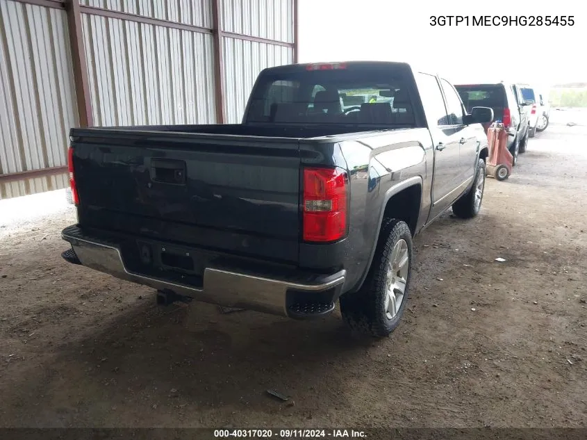 2017 GMC Sierra C1500 Sle VIN: 3GTP1MEC9HG285455 Lot: 40317020