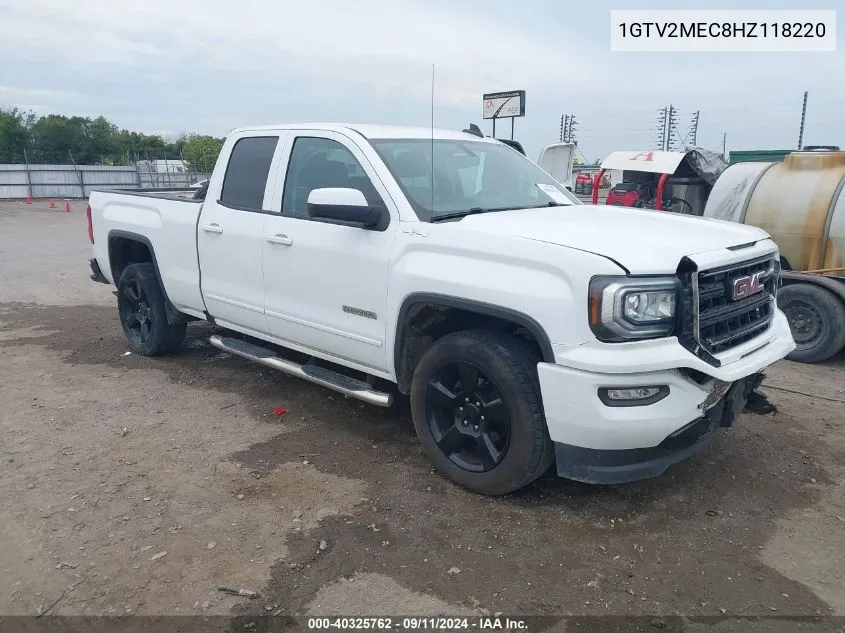 1GTV2MEC8HZ118220 2017 GMC Sierra 1500 Sle