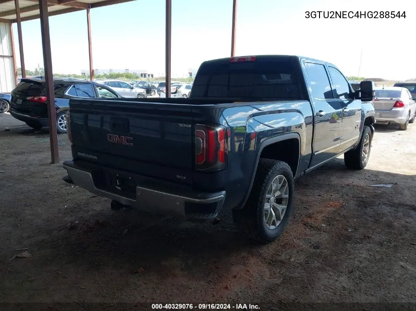 2017 GMC Sierra 1500 K1500 Slt VIN: 3GTU2NEC4HG288544 Lot: 40329076