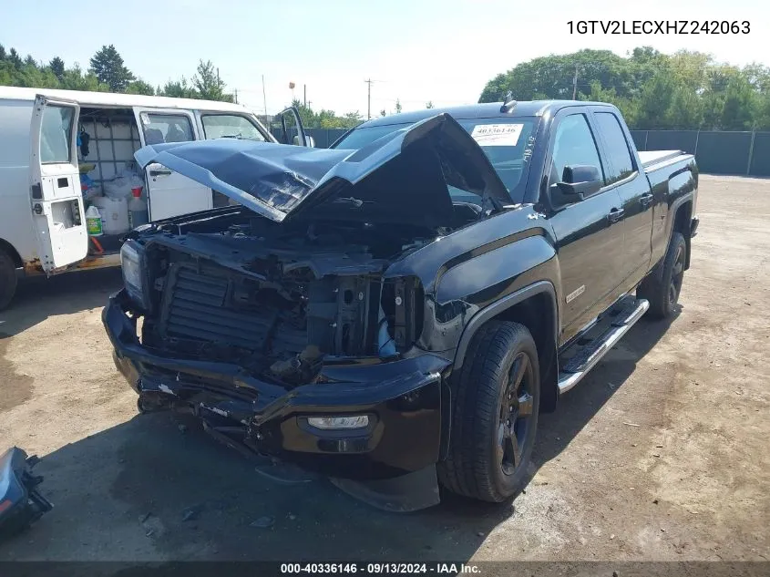 2017 GMC Sierra K1500 VIN: 1GTV2LECXHZ242063 Lot: 40336146