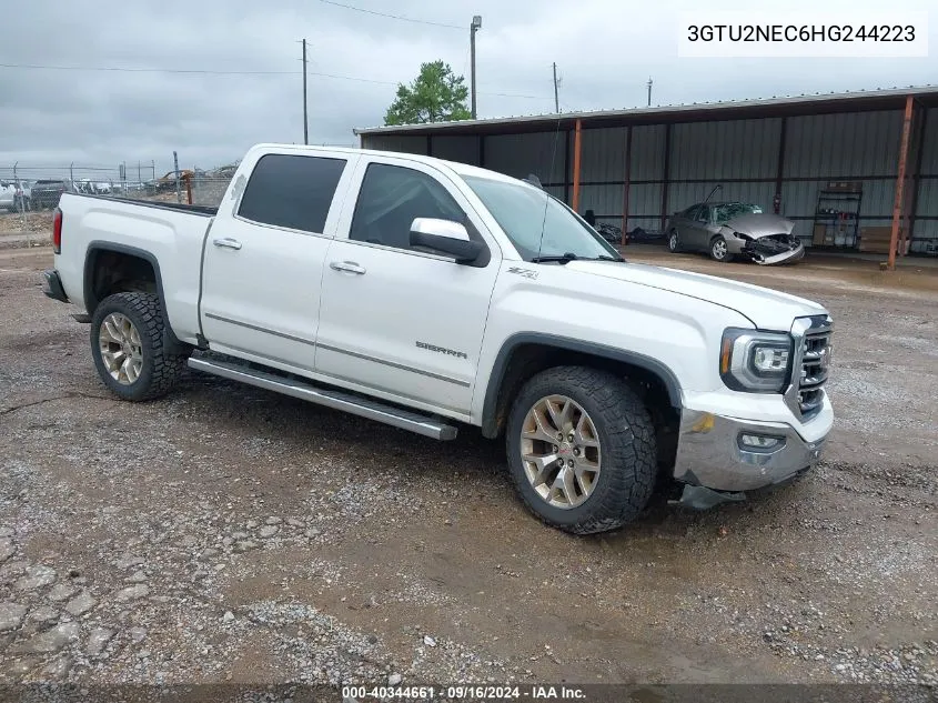 2017 GMC Sierra 1500 Slt VIN: 3GTU2NEC6HG244223 Lot: 40344661