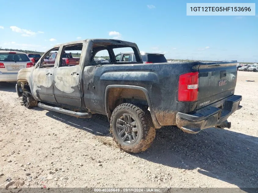 2017 GMC Sierra K2500 Slt VIN: 1GT12TEG5HF153696 Lot: 40365649