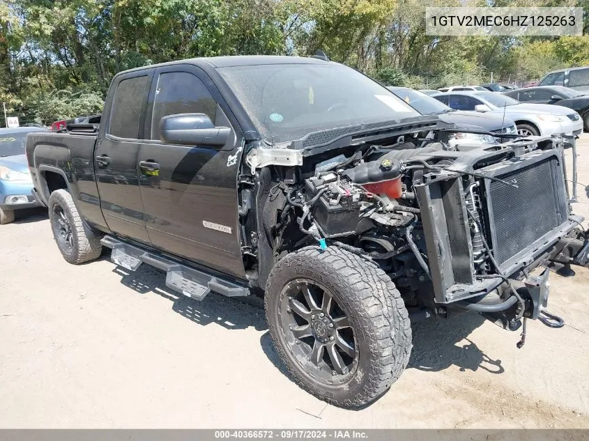 2017 GMC Sierra 1500 Sle VIN: 1GTV2MEC6HZ125263 Lot: 40366572