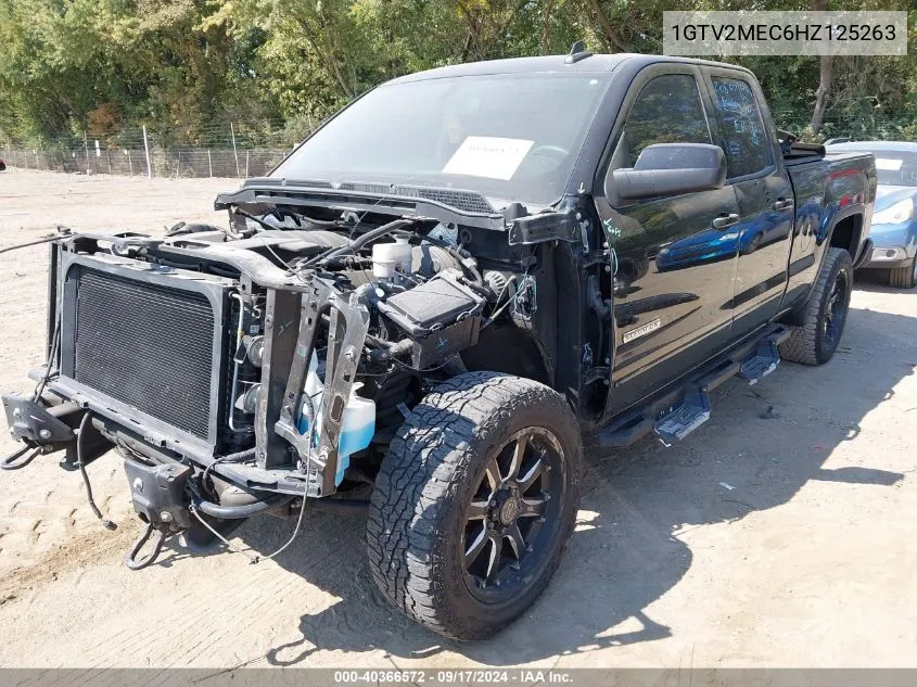 1GTV2MEC6HZ125263 2017 GMC Sierra 1500 Sle