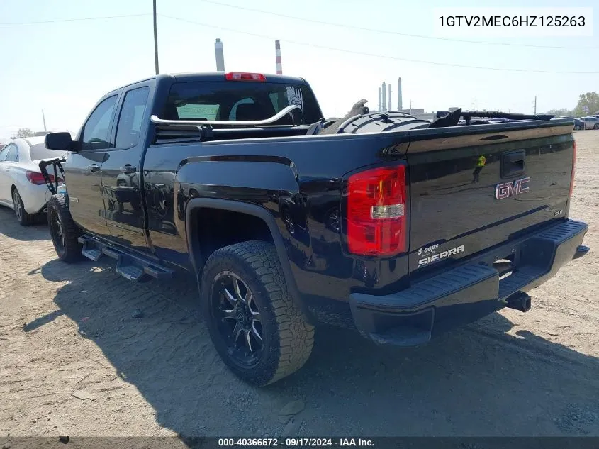 1GTV2MEC6HZ125263 2017 GMC Sierra 1500 Sle