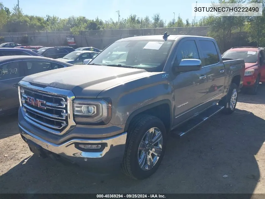 3GTU2NEC7HG222490 2017 GMC Sierra 1500 Slt