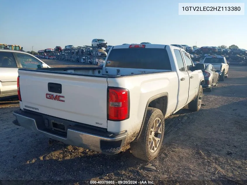 1GTV2LEC2HZ113380 2017 GMC Sierra 1500