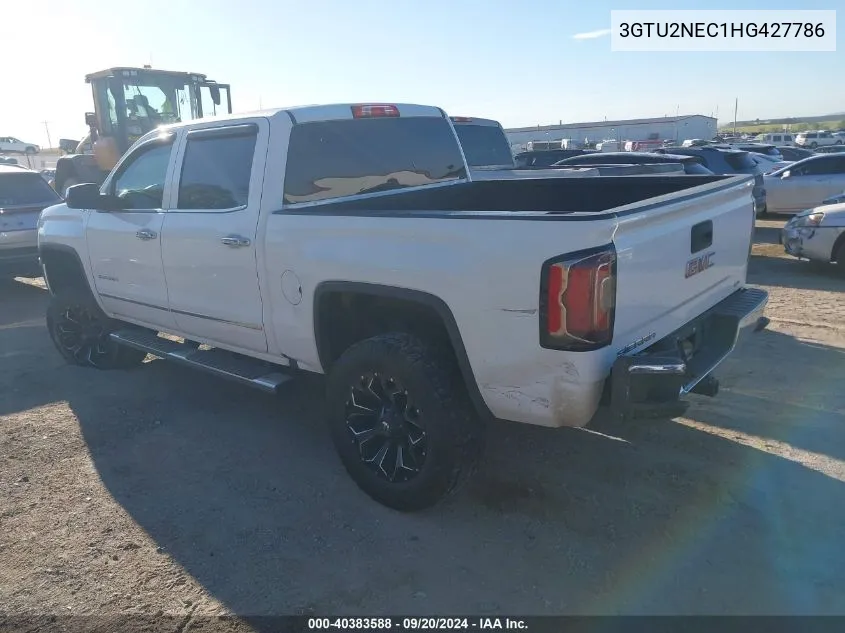 2017 GMC Sierra 1500 Slt VIN: 3GTU2NEC1HG427786 Lot: 40383588