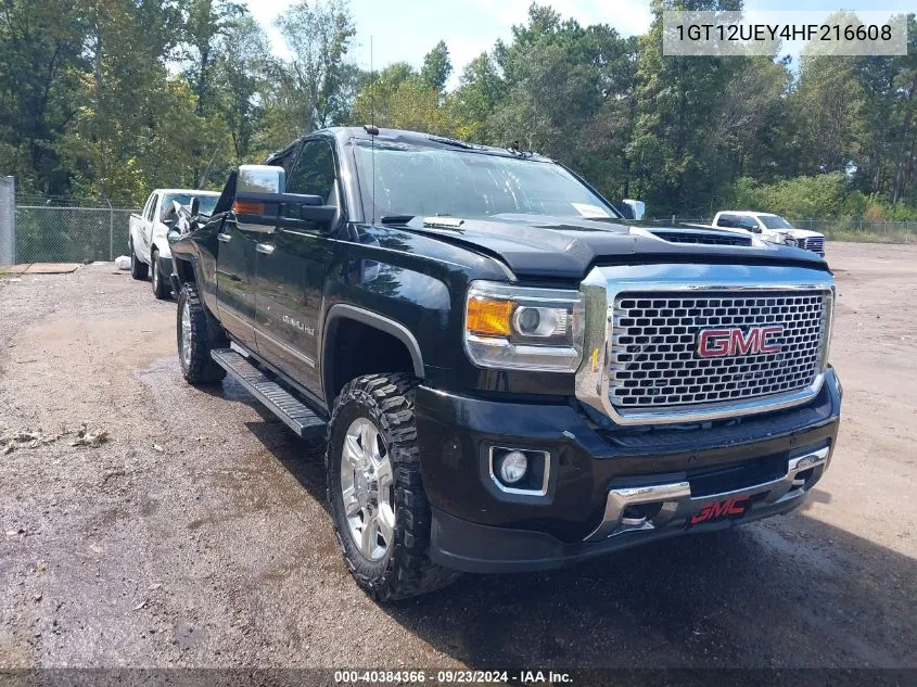 1GT12UEY4HF216608 2017 GMC Sierra 2500Hd Denali