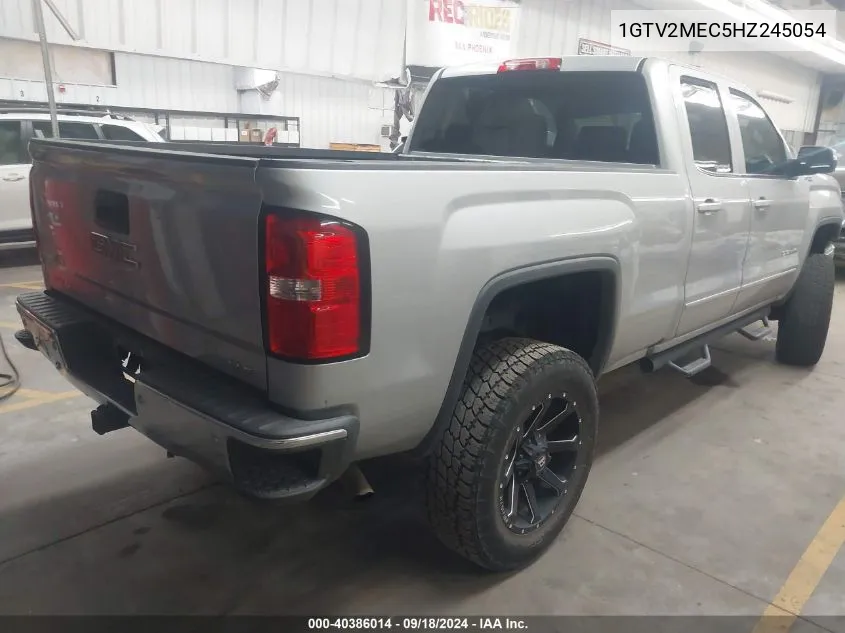 2017 GMC Sierra 1500 Sle VIN: 1GTV2MEC5HZ245054 Lot: 40386014