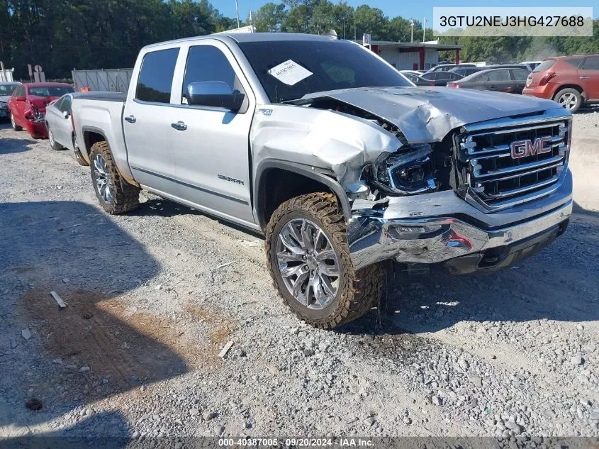 2017 GMC Sierra 1500 Slt VIN: 3GTU2NEJ3HG427688 Lot: 40387005