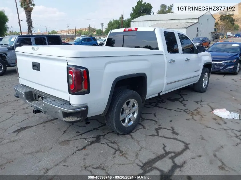 2017 GMC Sierra 1500 Slt VIN: 1GTR1NEC5HZ377192 Lot: 40396746