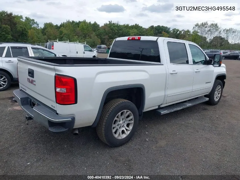 2017 GMC Sierra 1500 Sle VIN: 3GTU2MEC3HG495548 Lot: 40410392