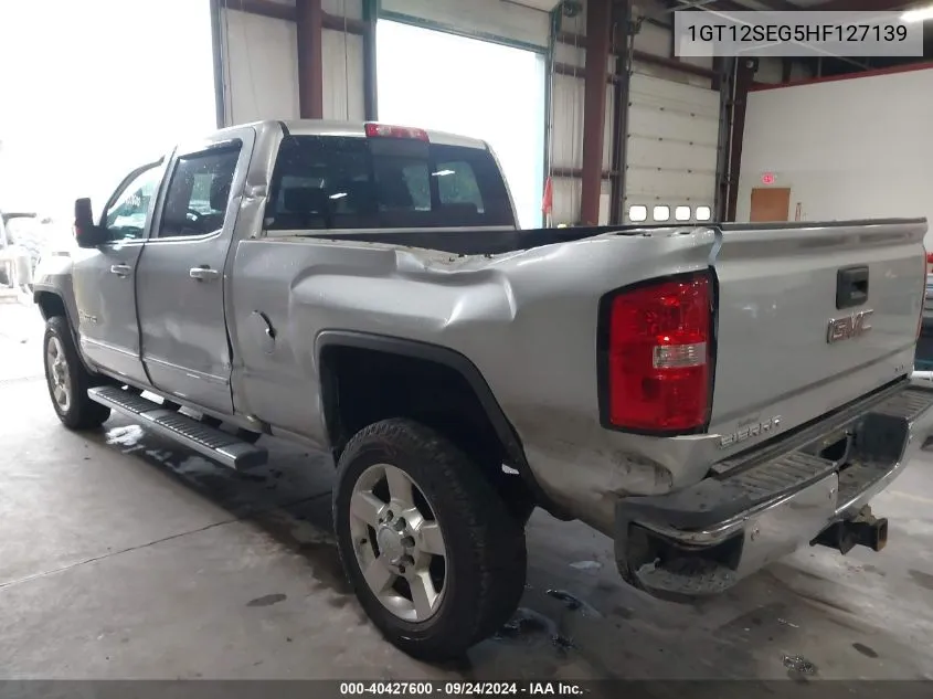 2017 GMC Sierra 2500Hd Sle VIN: 1GT12SEG5HF127139 Lot: 40427600