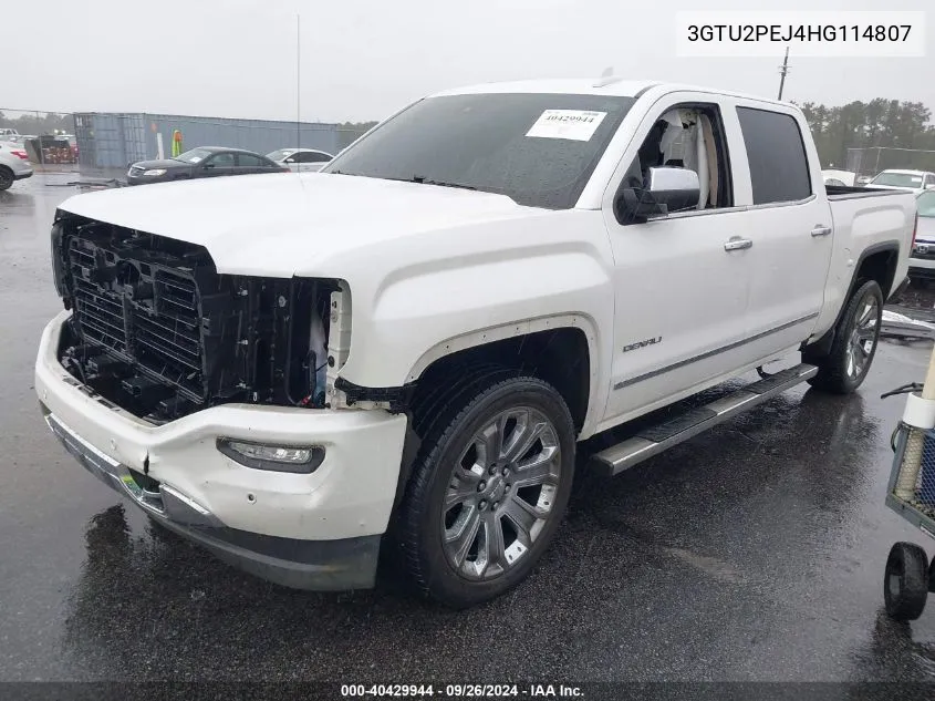 3GTU2PEJ4HG114807 2017 GMC Sierra 1500 Denali