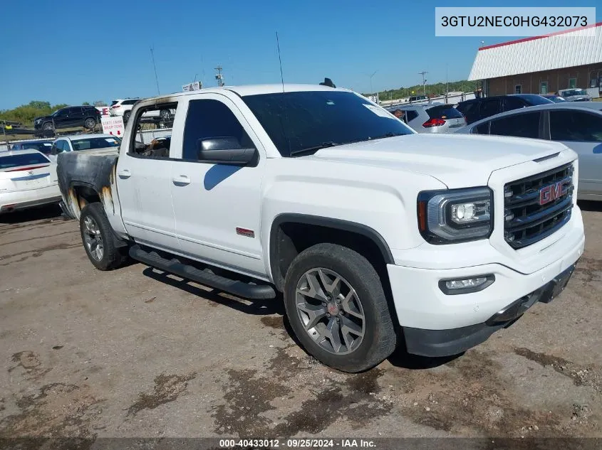 2017 GMC Sierra 1500 Slt VIN: 3GTU2NEC0HG432073 Lot: 40433012