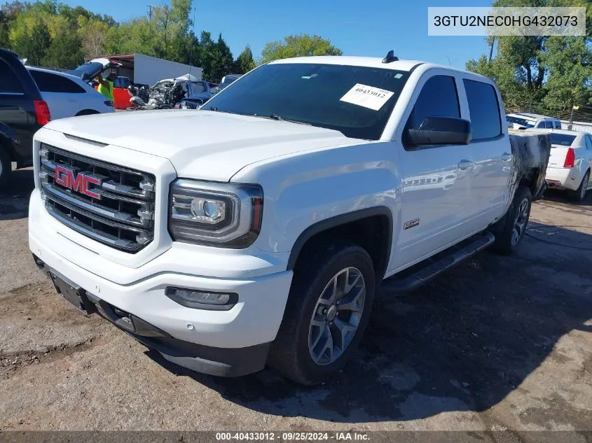 2017 GMC Sierra 1500 Slt VIN: 3GTU2NEC0HG432073 Lot: 40433012