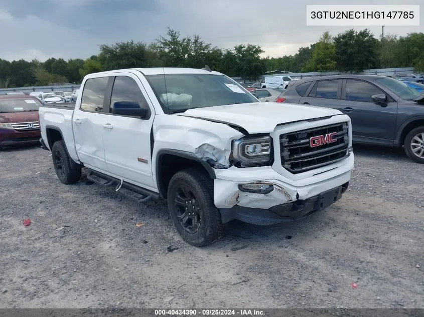 2017 GMC Sierra 1500 Slt VIN: 3GTU2NEC1HG147785 Lot: 40434390