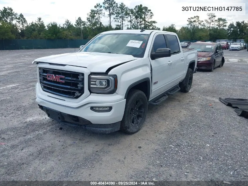 2017 GMC Sierra 1500 Slt VIN: 3GTU2NEC1HG147785 Lot: 40434390