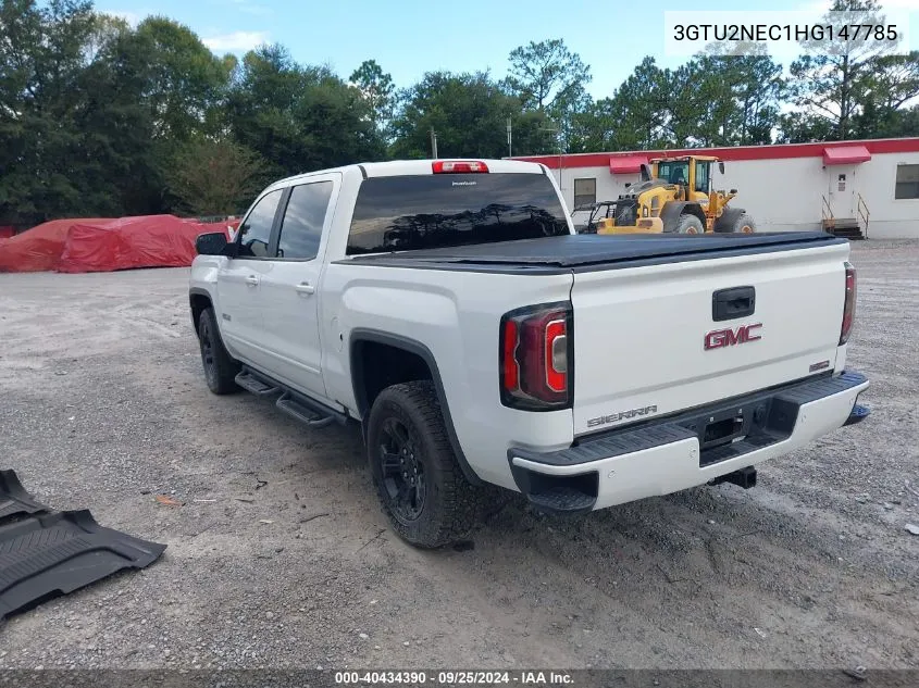 2017 GMC Sierra 1500 Slt VIN: 3GTU2NEC1HG147785 Lot: 40434390