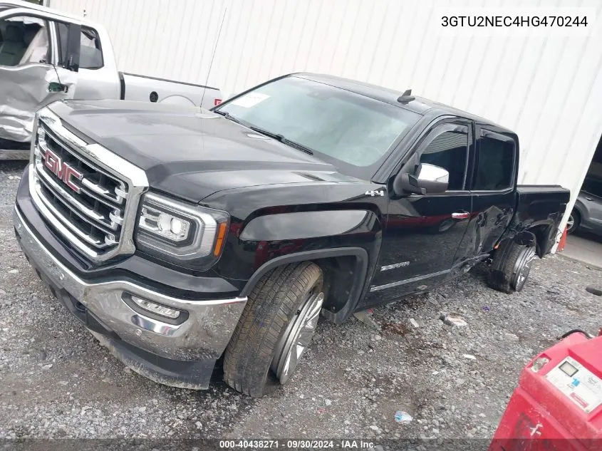 2017 GMC Sierra K1500 Slt VIN: 3GTU2NEC4HG470244 Lot: 40438271