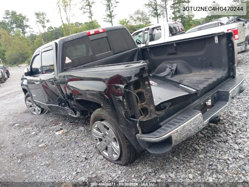 2017 GMC Sierra K1500 Slt VIN: 3GTU2NEC4HG470244 Lot: 40438271