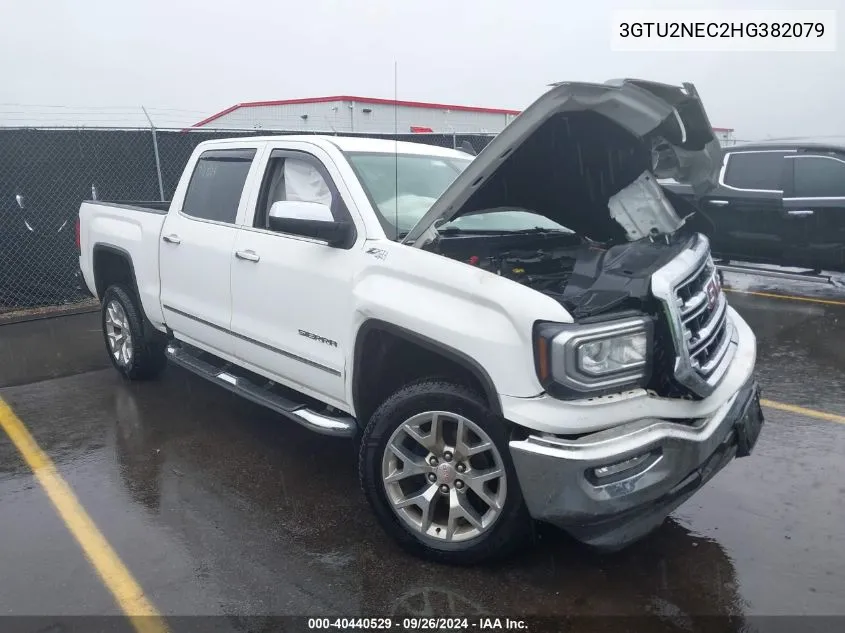 2017 GMC Sierra 1500 Slt VIN: 3GTU2NEC2HG382079 Lot: 40440529