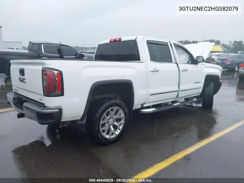 2017 GMC Sierra 1500 Slt VIN: 3GTU2NEC2HG382079 Lot: 40440529