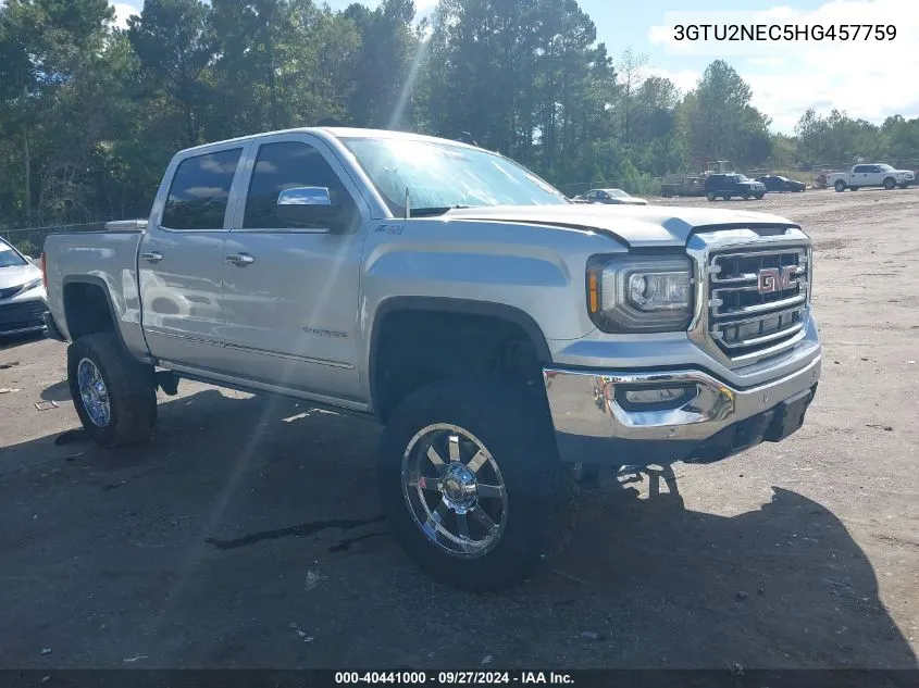 2017 GMC Sierra 1500 Slt VIN: 3GTU2NEC5HG457759 Lot: 40441000