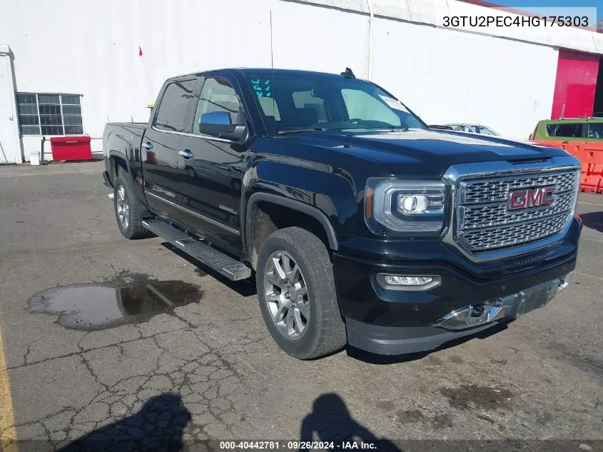 2017 GMC Sierra 1500 Denali VIN: 3GTU2PEC4HG175303 Lot: 40442781