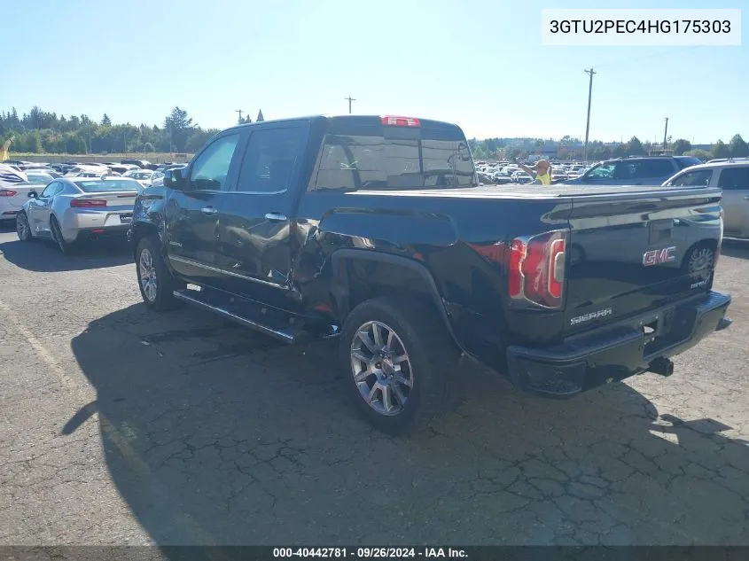 2017 GMC Sierra 1500 Denali VIN: 3GTU2PEC4HG175303 Lot: 40442781