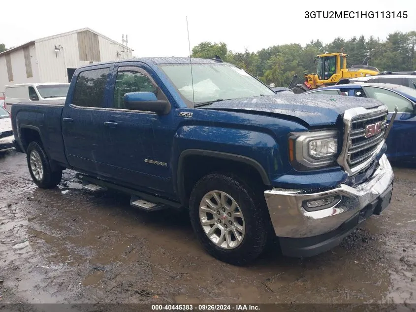 2017 GMC Sierra 1500 Sle VIN: 3GTU2MEC1HG113145 Lot: 40445383