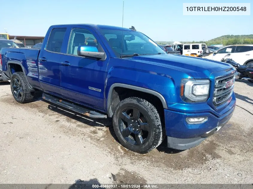 2017 GMC Sierra 1500 VIN: 1GTR1LEH0HZ200548 Lot: 40460937