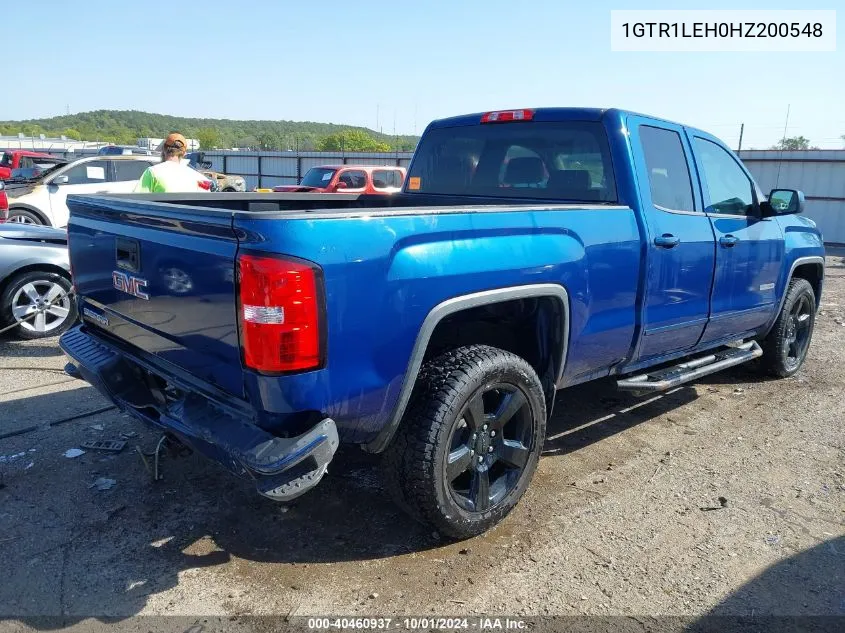 2017 GMC Sierra 1500 VIN: 1GTR1LEH0HZ200548 Lot: 40460937