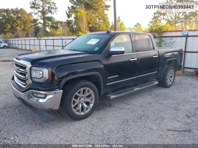 2017 GMC Sierra 1500 Slt VIN: 3GTP1NEC8HG393443 Lot: 40472266