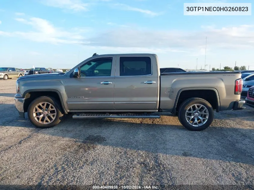 2017 GMC Sierra 1500 Slt VIN: 3GTP1NEC0HG260823 Lot: 40489938