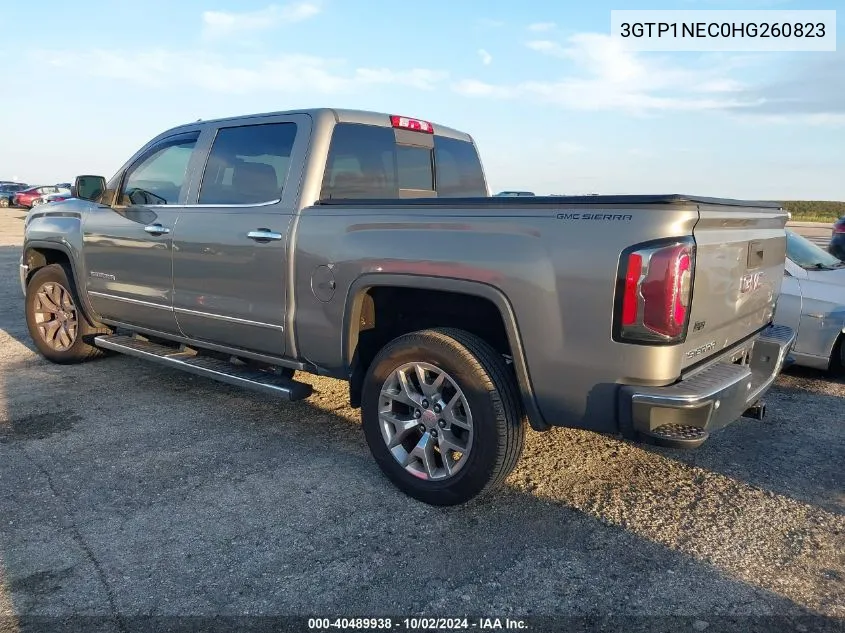 2017 GMC Sierra 1500 Slt VIN: 3GTP1NEC0HG260823 Lot: 40489938